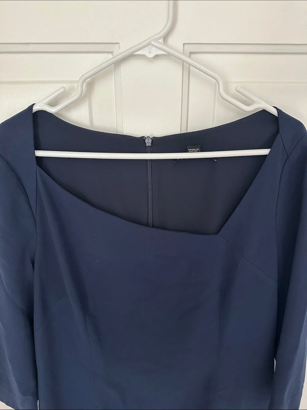 Black Halo Asymmetrical Neckline, Size 16